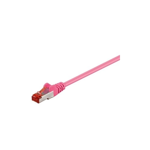 Bild von Goobay 3m CAT 6 Patchkabel, S/FTP (PiMF), Magenta