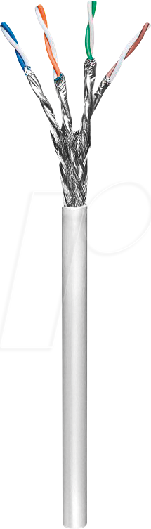 Bild von Wentronic goobay - Bulkkabel - 305,0m - SFTP, PiMF - CAT 6 - verseilt - Grau (95693)