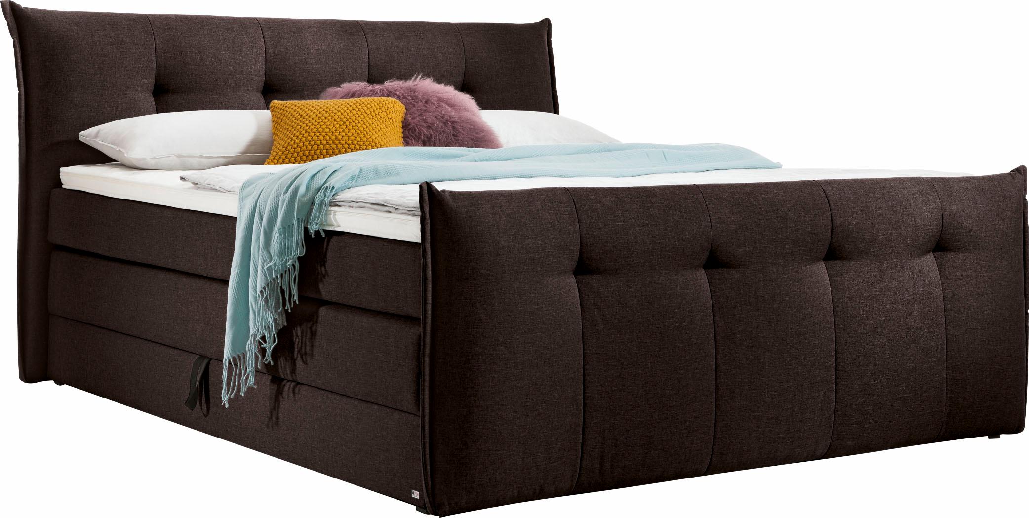Bild von set one by Musterring Boxspringbett Florida, mit Bettkasten, in verschiedenen Farben und Härtegraden lieferbar