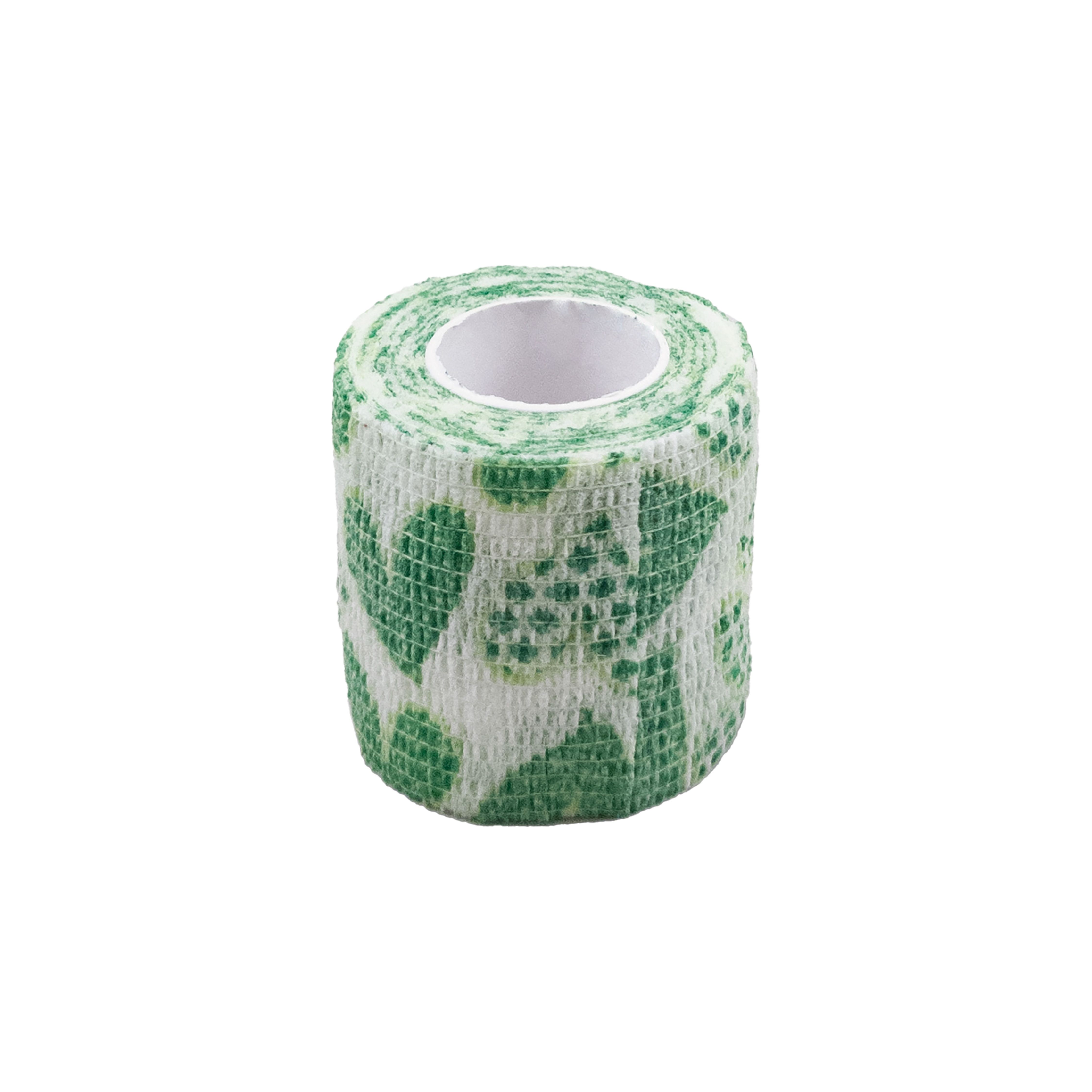 Bild von NatuSol Kohäsive Bandage, grün mit Herzen, 5 cm x 4,5 m, Set I