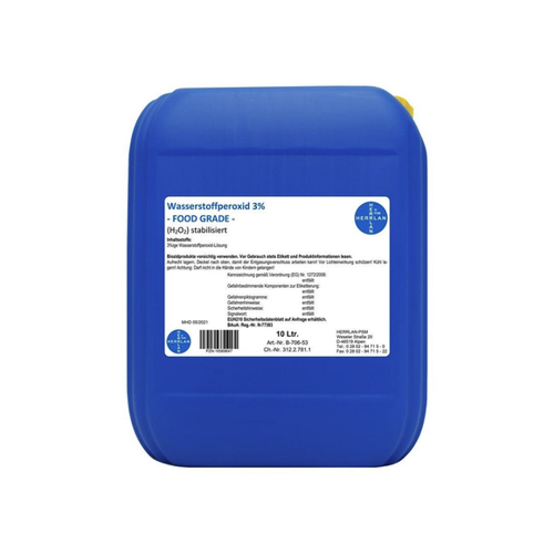 Bild von HERRLAN Wasserstoffperoxid 3% FOOD GRADE – Das Allround-Desinfektionsmittel