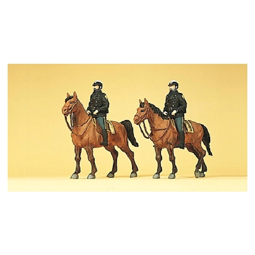 Bild von Preiser 10397 HO Berittene Polizei USA – Modelleisenbahn-Accessoire
