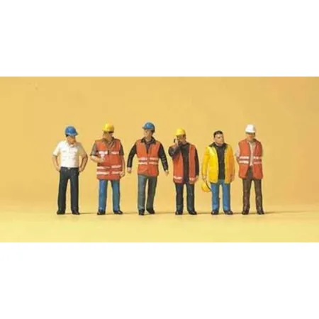 Bild von Preiser 1/87 th – pr10420 – Modelleisenbahnen – Arbeiter mit Warnweste