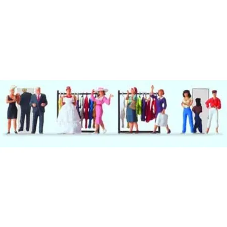 Bild von Preiser 10586 - In der Modeboutique, Spur H0