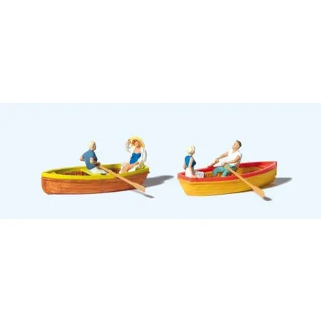 Bild von Preiser 10686 H0 Beim Rudern (2 Boote)