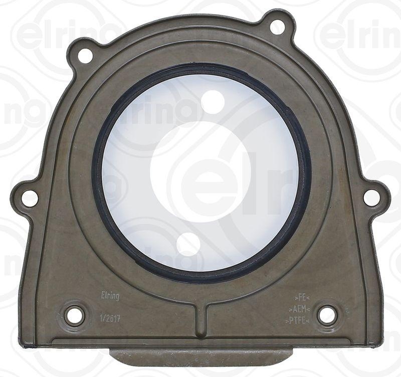 Bild von ELRING 023.940 Kurbelwellendichtring Radialwellendichtring, Simmerring, Kurbelwellensimmering PTFE (Polytetrafluorethylen) mit Montagehülse