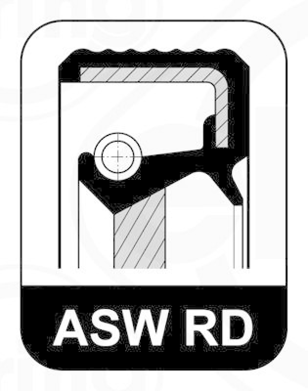 Bild von ELRING Wellendichtring, Nockenwelle Dichtring Nockenwelle,Dichtring  42mm für RENAULT DACIA OPEL 4403521 8200934089 7700101348 365.940