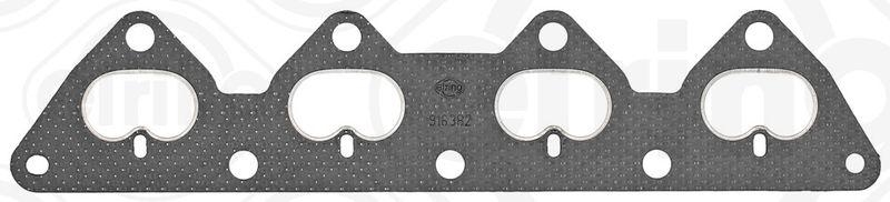 Bild von ELRING 916.382 Auspuffkrümmerdichtung Auspuffdichtung, Abgaskrümmerdichtung, Abgasdichtung OPEL: Astra F Saloon