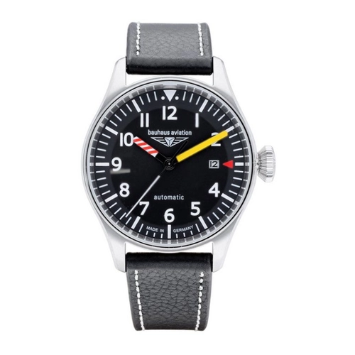 Bild von Bauhaus Herrenuhr Aviation Automatik Schwarz - Modell 2762-5