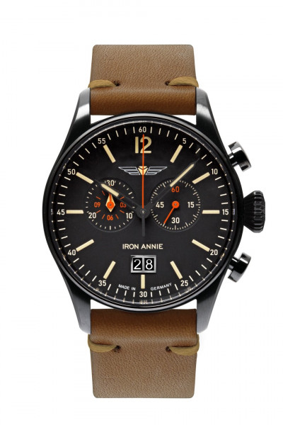 Bild von IRON ANNIE Quarzuhr Iron Annie 5184-2 Flight Controll Chronograph Herrenuhr 42mm Iron Annie 5184-2 Flight Controll Chronograph Herrenuhr 42mm