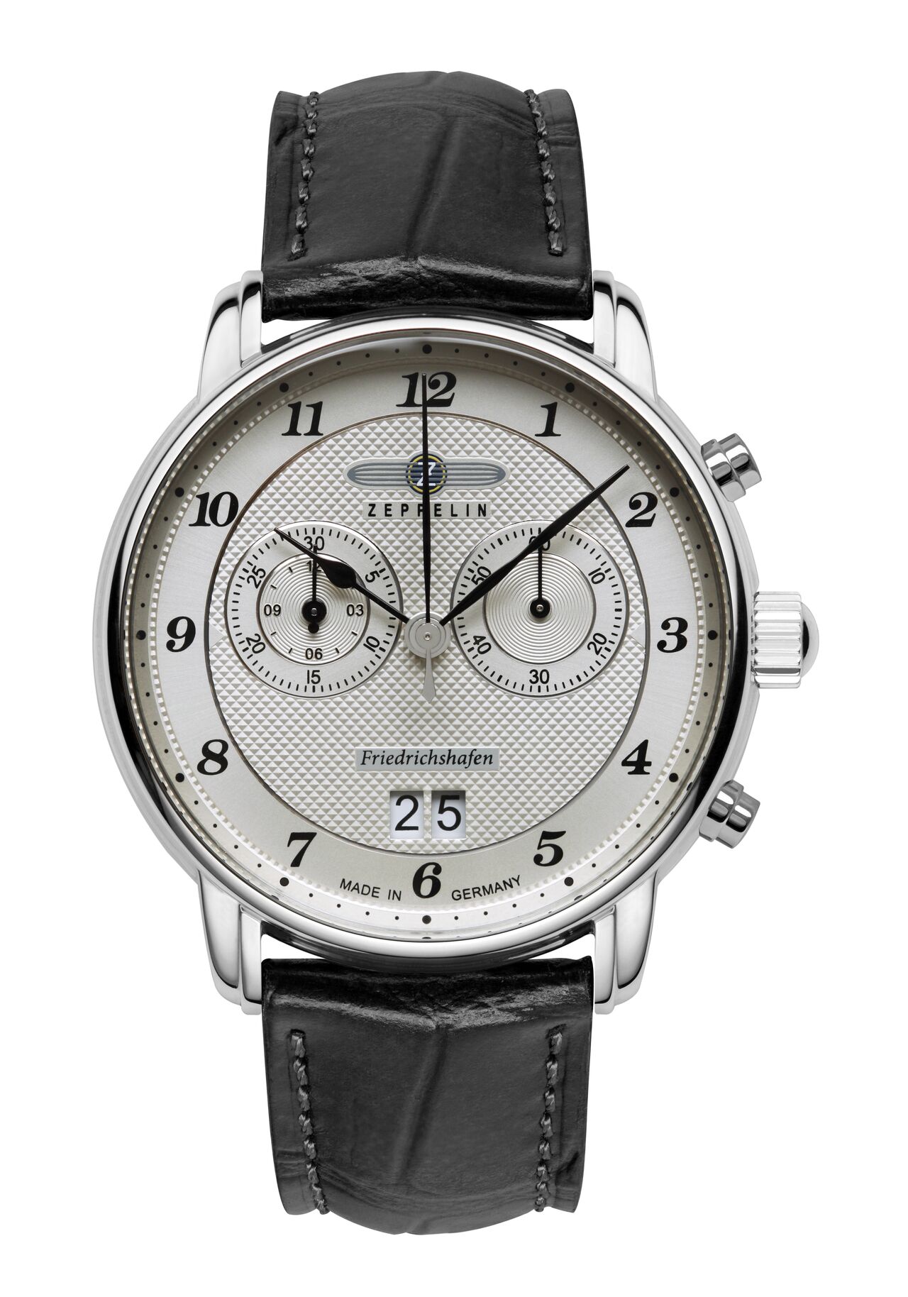 Bild von ZEPPELIN Quarzuhr »Friedrichshafen«, Armbanduhr, Herrenuhr, Made in Germany, analog, Tag, Stoppfunktion