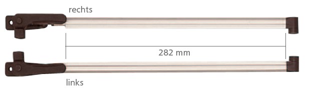 Bild von Dometic Seitz Fensteraussteller Klick-Klack-Automatik für Fensterhöhe 600mm links