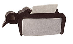 Bild von Gummiprofil für Ausstellfenster 20–24 mm schwarz