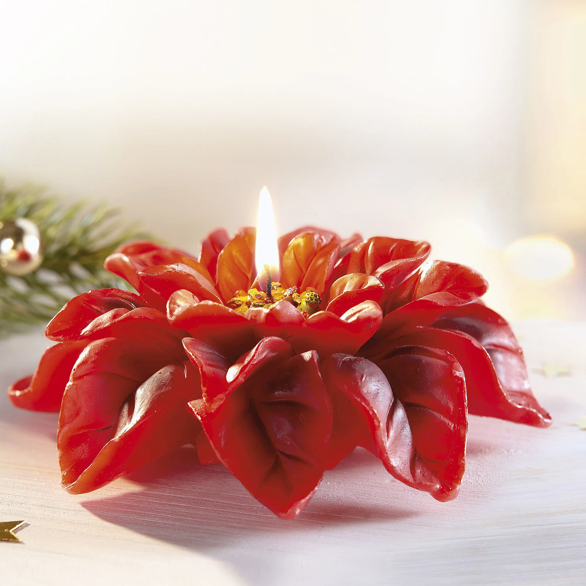 Bild von Kerze "Weihnachtsstern"