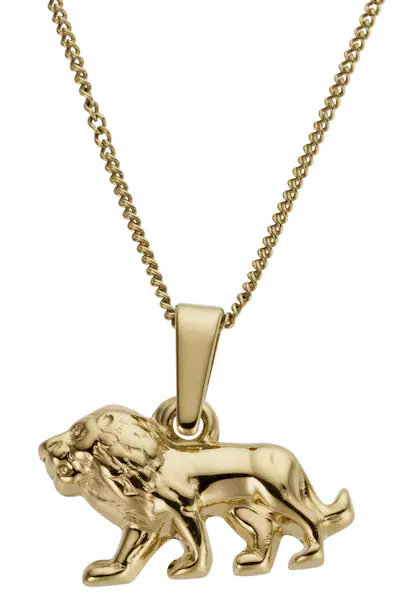 Bild von Firetti Kettenanhänger »Schmuck Geschenk Gold 333 Halsschmuck Anhänger für Halskette Löwe«