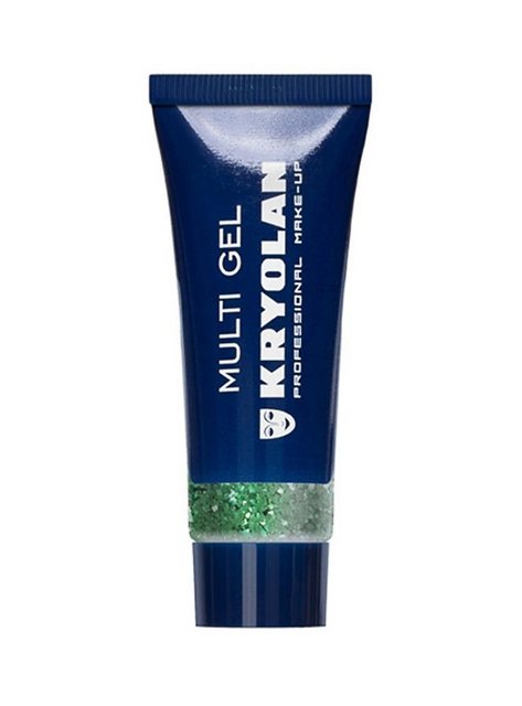 Bild von Kryolan GmbH Theaterschminke Kryolan Glittergel Grün grob, Effektvoll funkelndes Glitzergel für Körper und Haare