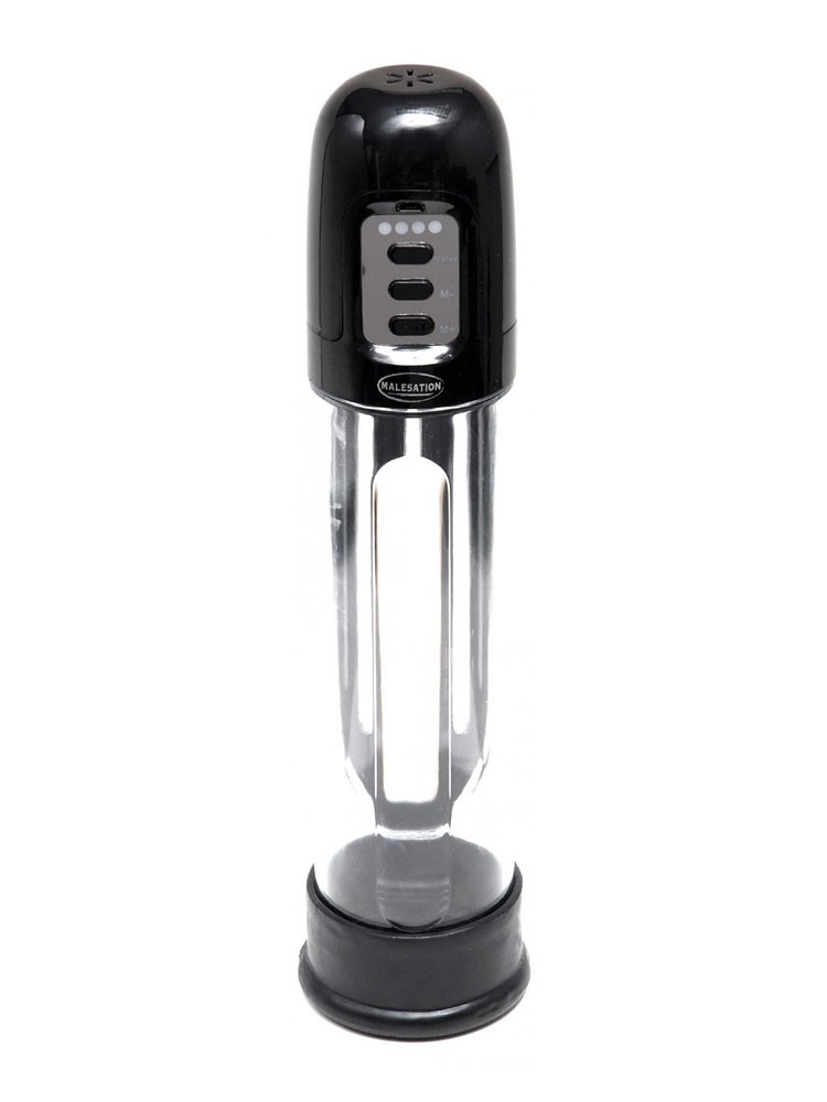 Bild von Malesation Ultimate Power: Automatische Penispumpe, schwarz/transparent
