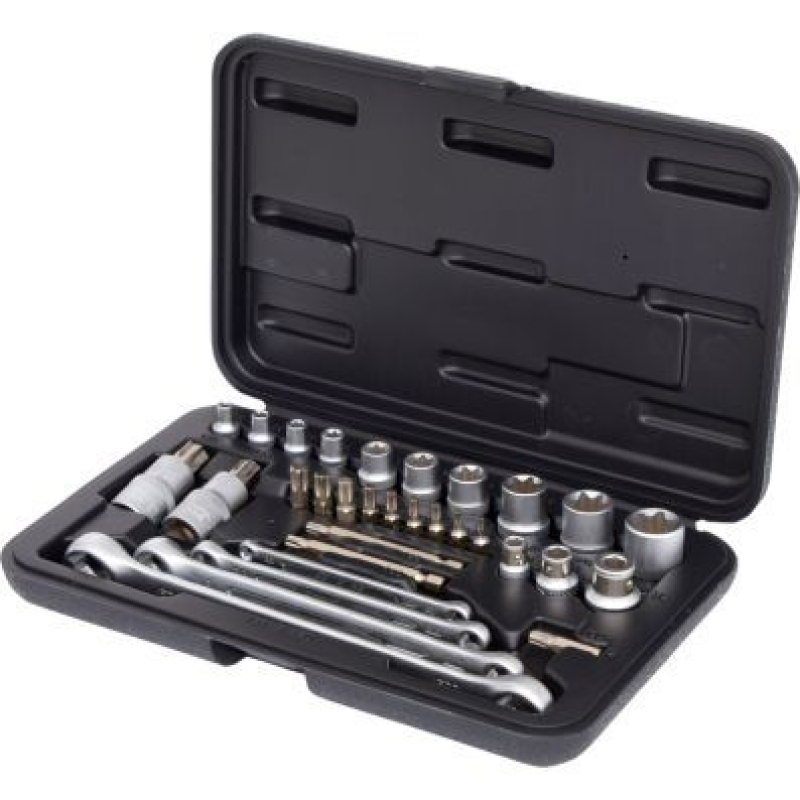 Bild von KS Tools Drehmomentschlüssel 1/4"+3/8"+1/2" TX-Steckschlüsselsatz 911.4302, 911.4302