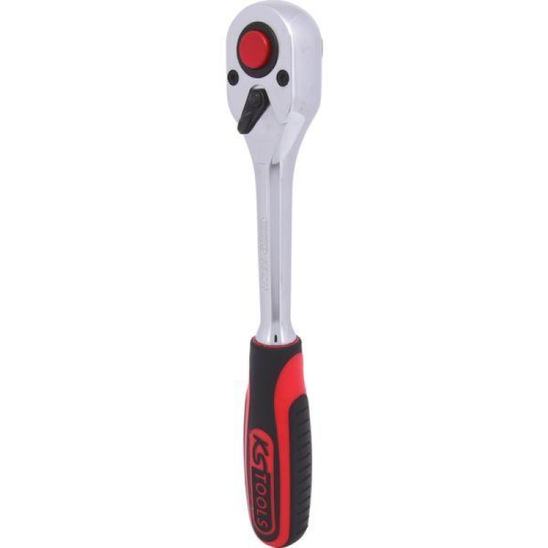 Bild von KSTOOLS® - 1/2" CHROMEplus Umschaltknarre, 72 Zahn, Kunststoffgriff 918.1290