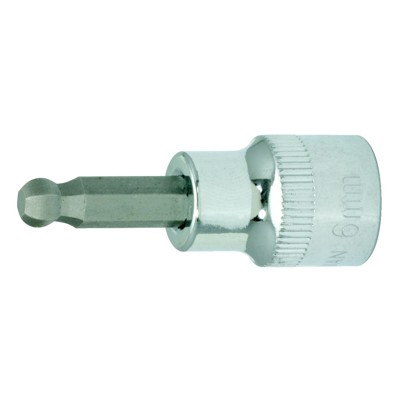 Bild von KS Tools 918.3871 3/8" CHROMEplus Bit-Stecknuss Innensechskant,Kugelkopf,4mm