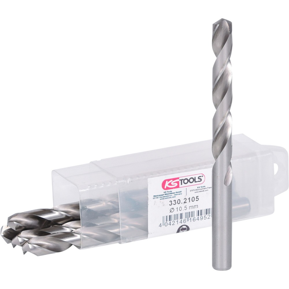 Bild von KS Tools, Bohrereinsatz, HSS-G Spiralbohrer (10.5 Millimeter)