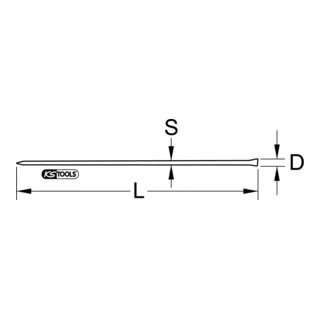 Bild von KS Tools Brecheisen, 8-kant, 1,8m 156.0596