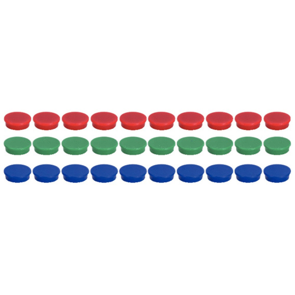 Bild von KS Tools 8600883 Magnet-Set, Ø 25mm, grün, 10er Pack (Ø) 25mm 10St.