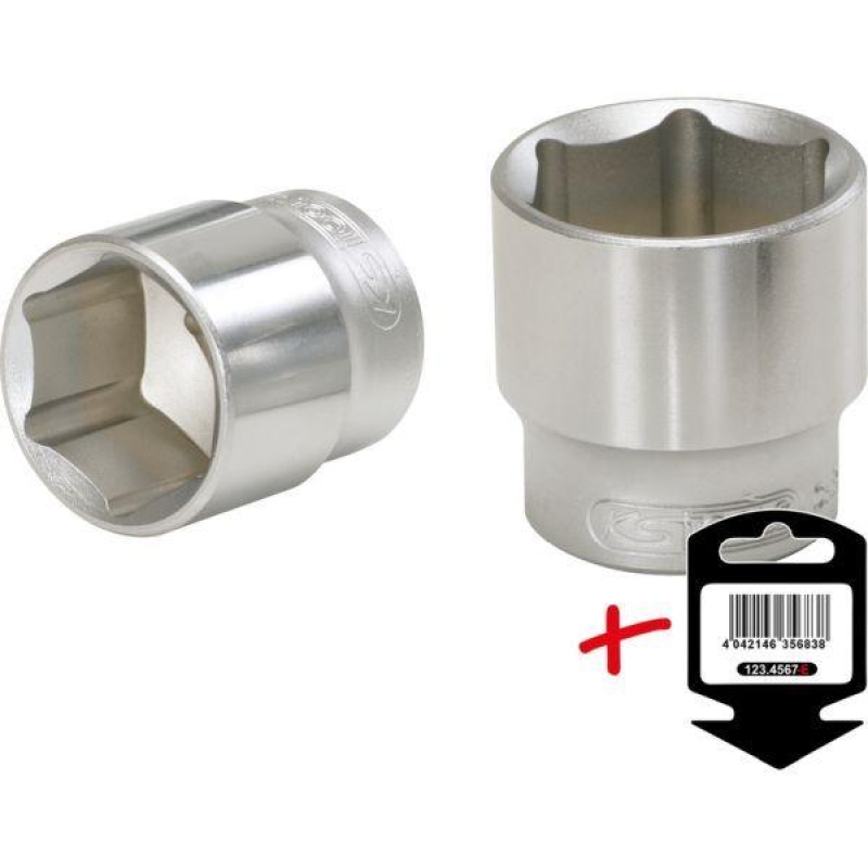 Bild von KS Tools Stecknuss 3/8" CLASSIC Sechskant-Stecknuss 917.3806-E, 917.3806-E