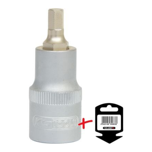 Bild von KS Tools Stecknuss 1/2" Bit-Stecknuss Innensechskant 911.1307-E