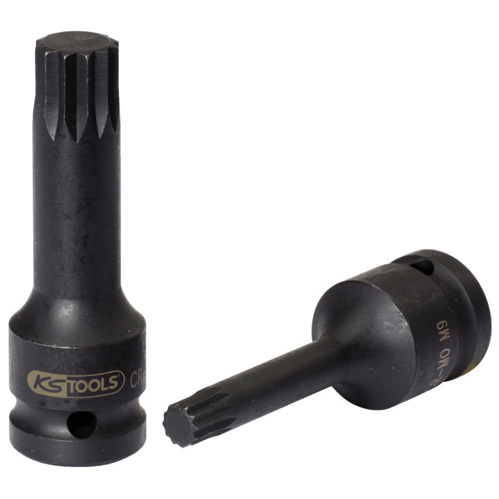 Bild von KS Tools Stecknuss KS Tools 911.0950 1/2'' Kraft-Bit-Stecknuss Vielzahn, lang, M10