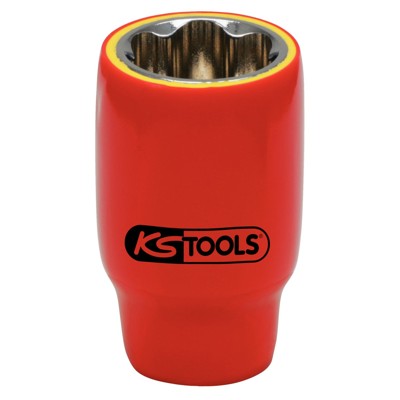 Bild von KS Tools, Steckschlüssel + Stecknuss, 1/2" Stecknuss mit Schutzisolierung (8 mm)