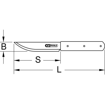 Bild von KSTOOLS® - TITANplus Universalmesser, 250mm