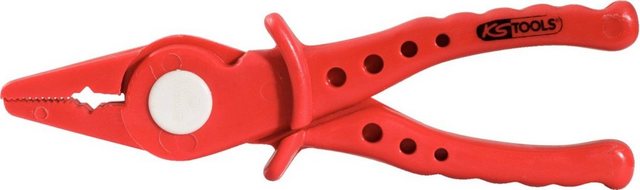 Bild von KS Tools Flachzange KS Tools 117.1642 Kunststoff-Flachzange mit Schutzisolierung, 180mm
