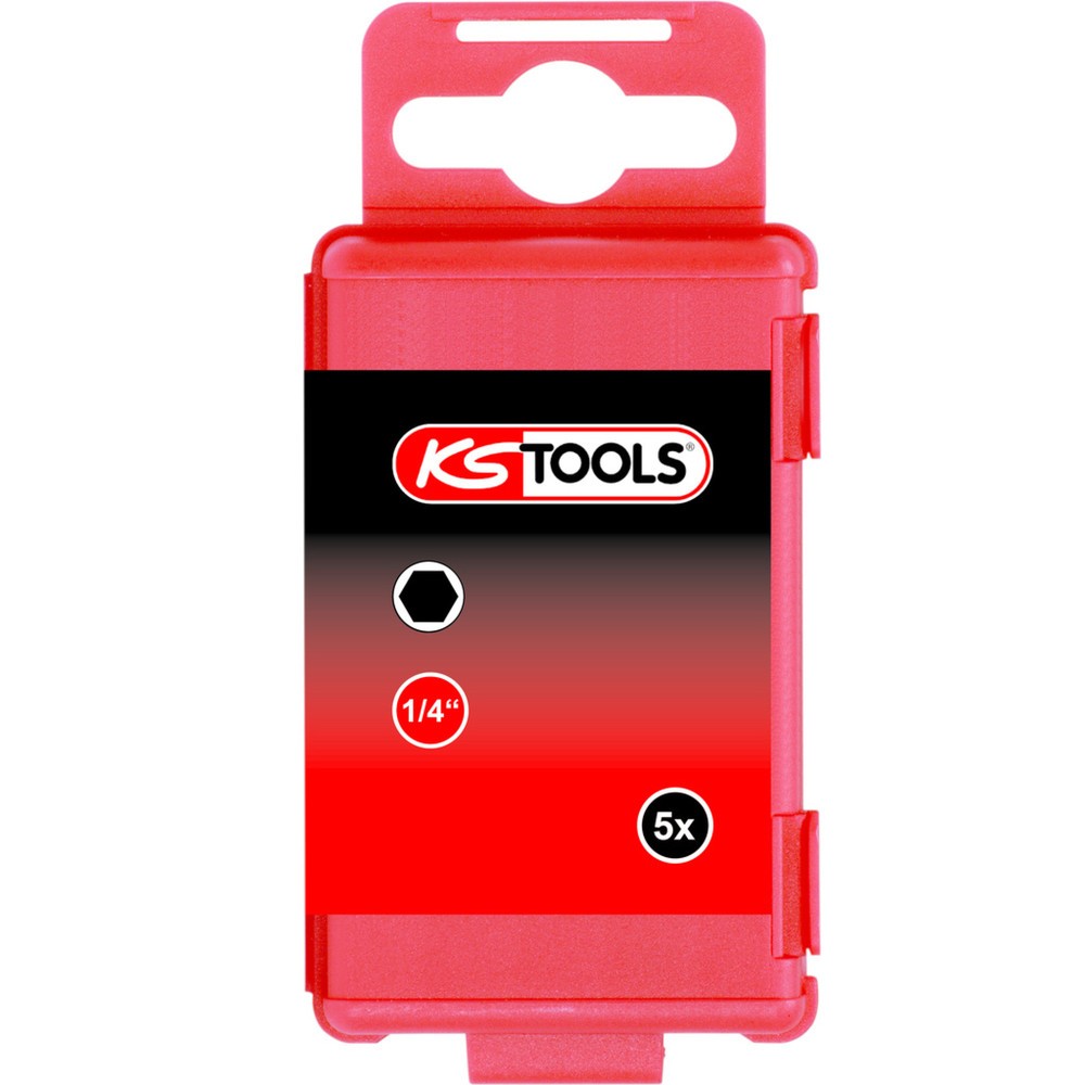Bild von KS Tools Bit-Set 1/4" CLASSIC Bit Innensechskant 911.7763, 911.7763
