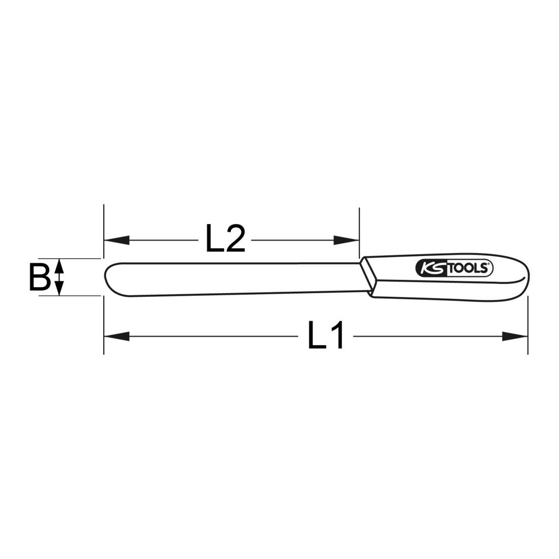 Bild von KS Tools Messerklinge BRONZEplus Spachtelmesser 490mm 963.9517, 963.9517