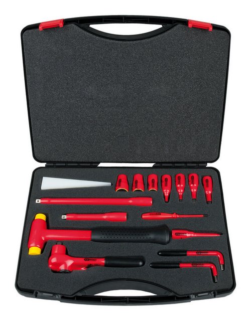 Bild von KS Tools Steckschlüssel (16 St), 3/8" Satz mit isolierten Werkzeugen, 16-teilig
