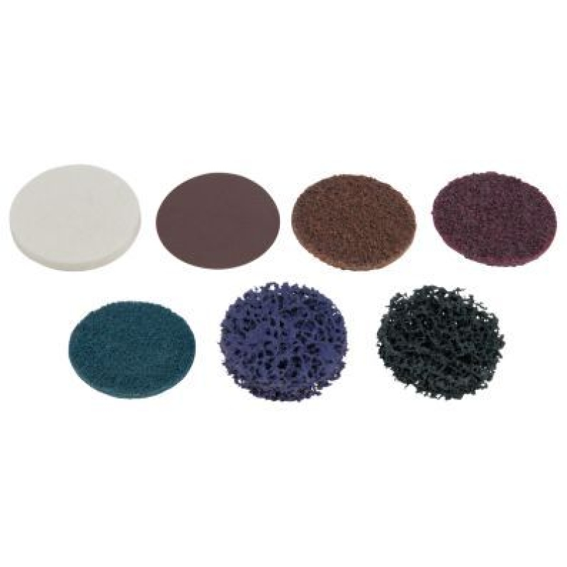 Bild von KS Tools 515.5081 Ersatz-Schleifpads, Ø50mm, Topfkratzwolle, 10er Pack
