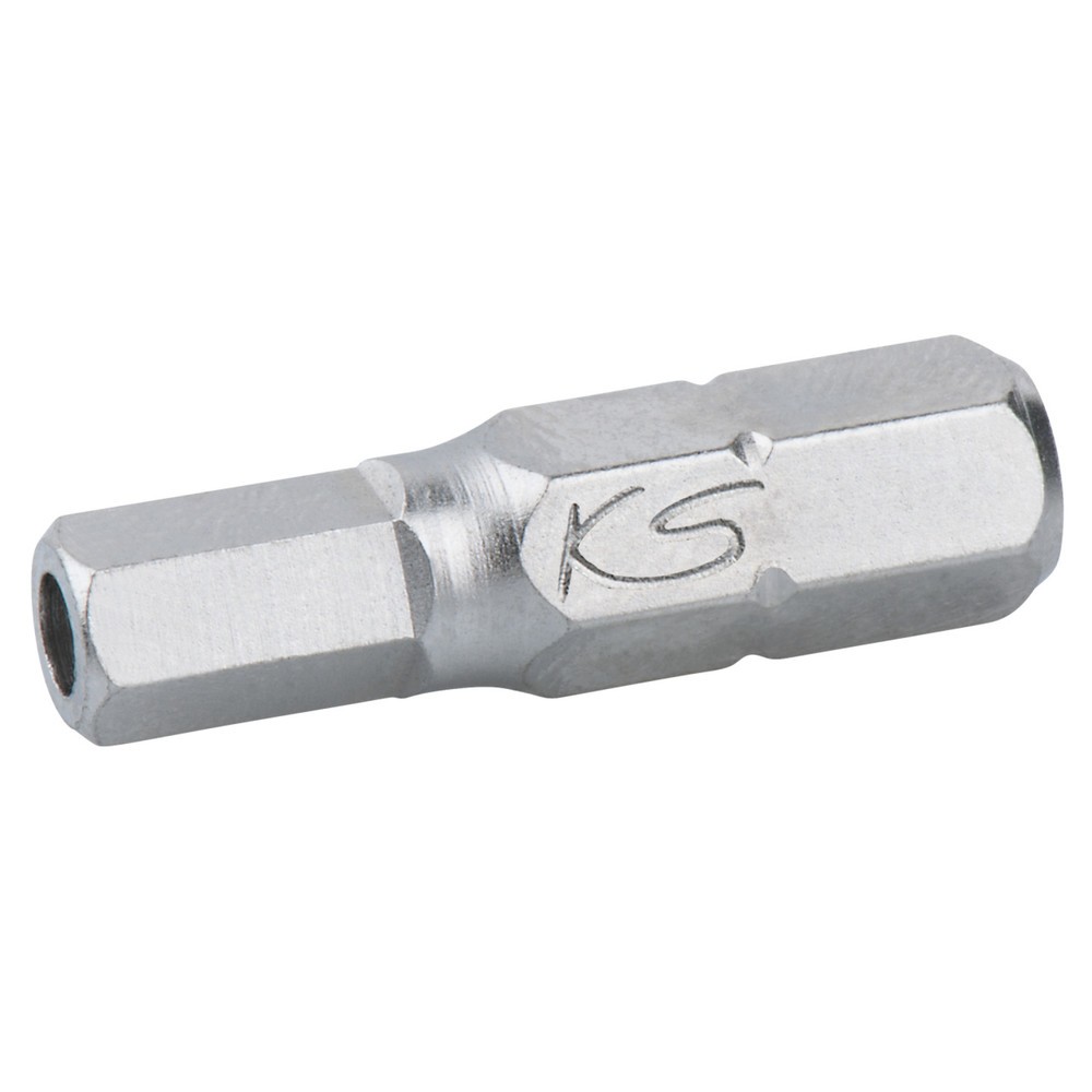 Bild von KS Tools, Bits, 1/4 Bit Innensechskant mit Bohrung. 25mm. 3/16 9 (25mm)