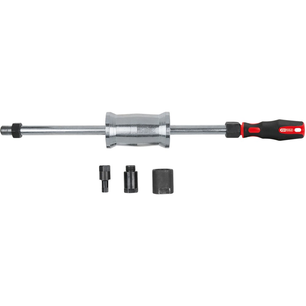 Bild von KS Tools 152.1275 M27+M17+10mm Injektoren-Auszieher-Satz mit 1,5 kg Schlaggewicht, 4-tlg.