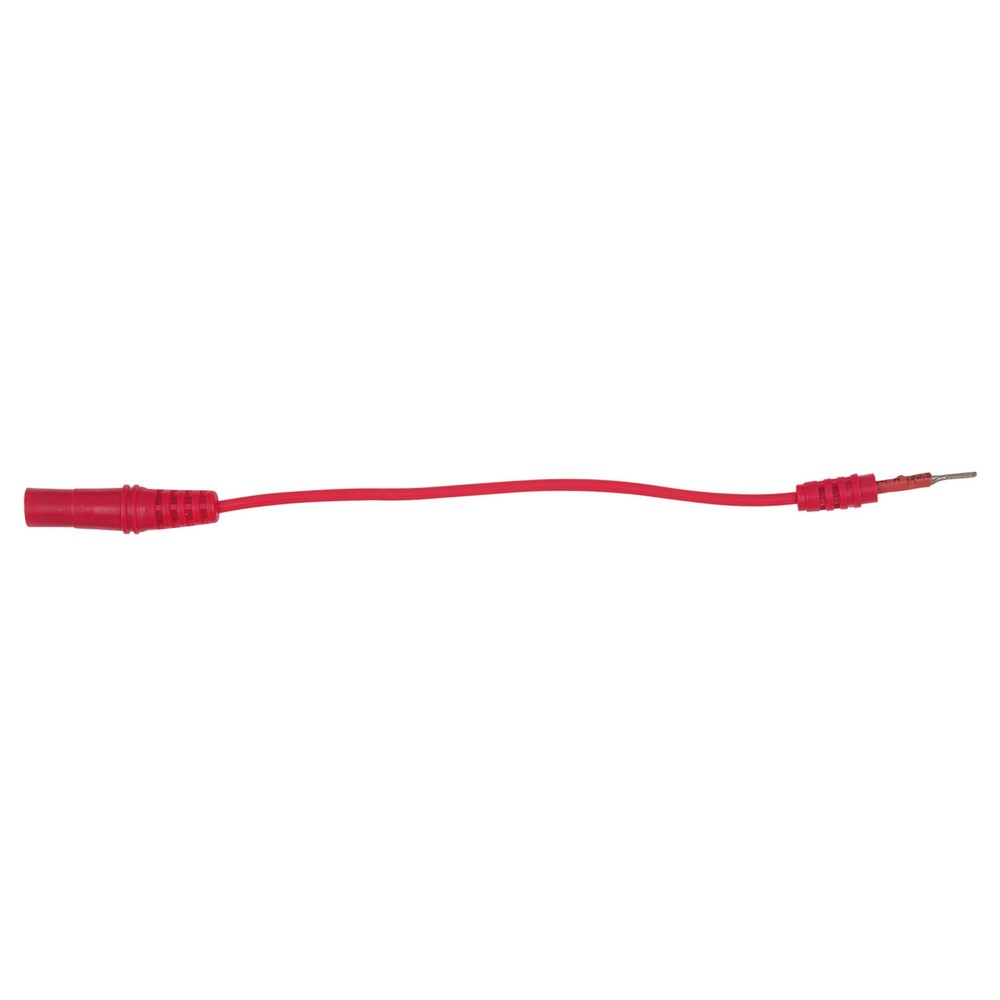 Bild von KS Tools 150.0972 4,0 mm Eingangsbuchse auf 1,2 mm Prüfadapterstecker flach (rot)