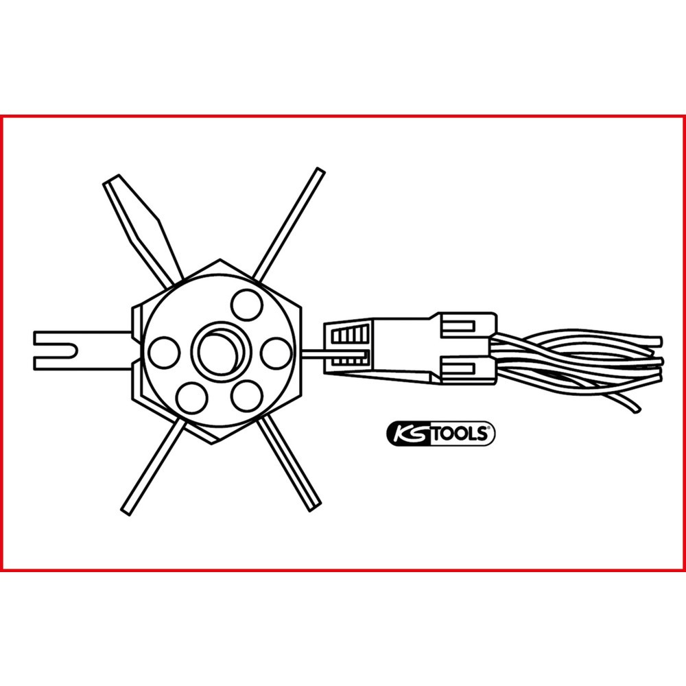 Bild von KS Tools KS Tools 150.1231 Entriegelungswerkzeug Entriegelung