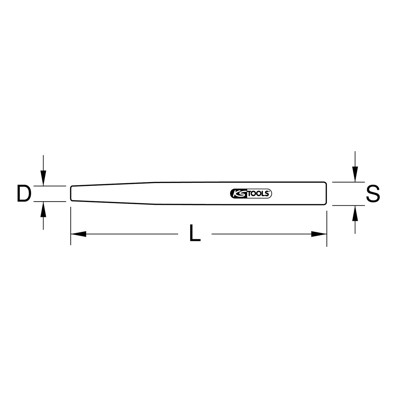 Bild von KS Tools BRONZEplus Durchtreiber, 2mm 9632562