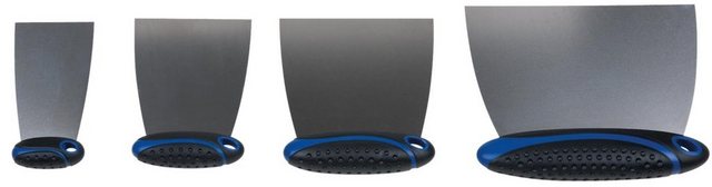Bild von KS Tools Griff KS Tools 144.0633 Edelstahl-Spachtel mit kurzem Griff, 100 mm