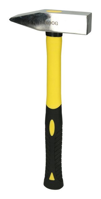Bild von KS Tools 964.2045 Edelstahl Schlosserhammer mit Fiberglasstiel, 3000G
