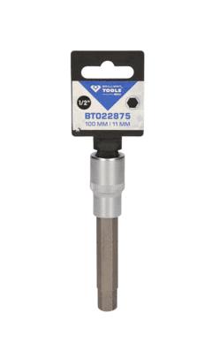 Bild von Brilliant Tools 1/2' Innensechskant Bit-Stecknuss, 100 mm lang, 11 Steckschlüsseleinsatz  BT022875