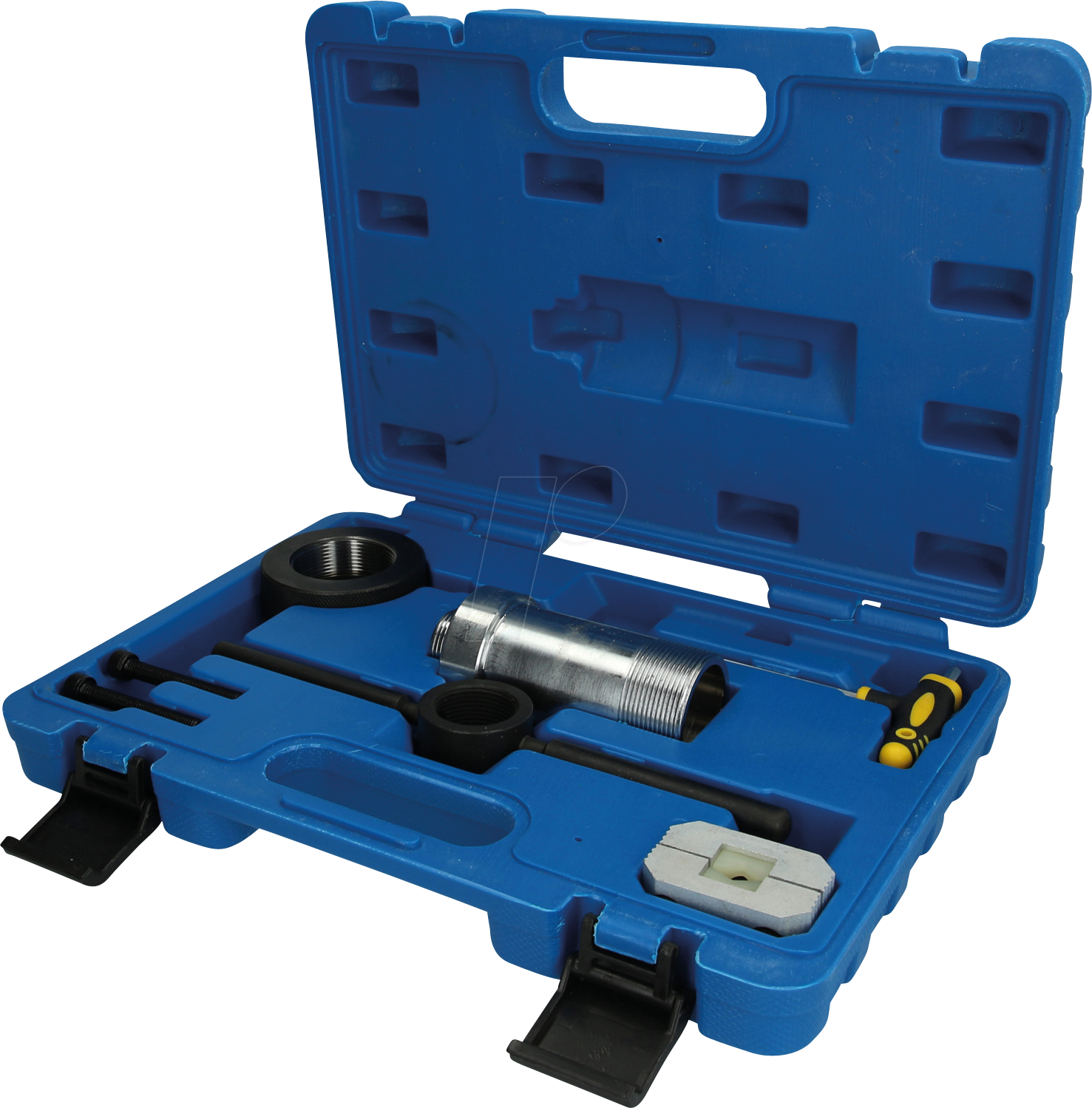 Bild von Brilliant Tools Montagewerkzeug für Stoßdämpfer mit Zuganschlagsfeder, 8-tlg Werkzeugsatz, Stoßdämpfer-Kolbenstange,Werkzeug  BT651100