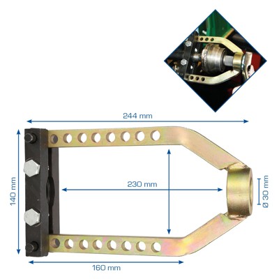 Bild von Brilliant Tools Montagewerkzeug BRILLIANT TOOLS Abzieher für Gleichlaufgelenk - BT676003