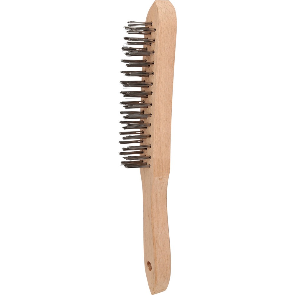 Bild von Brilliant Tools Edelstahl-Handdrahtbürste 3-reihig, 290mm Drahtbürste, Bremssattelreinigung,Drahtbürste  BT706003