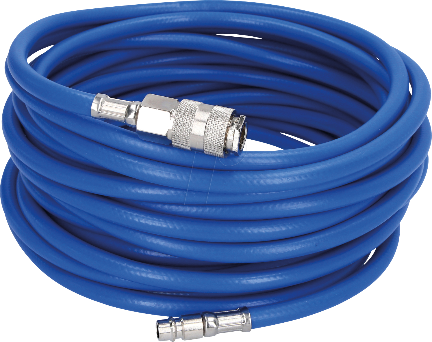 Bild von BRILLIANT TOOLS Druckluftschlauch 10m BT160005 Ø 6mm I 10 Meter langer, knickfester PU-Luftschlauch Druckluft mit Schnellkupplungen I 1-15 bar