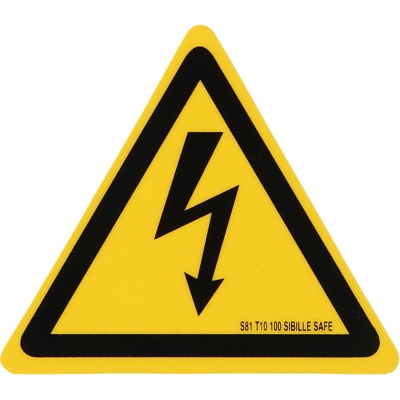 Bild von KS Tools Montagewerkzeug Warnschild-Hybrid - Blitz für Arbeiten 117.0177, 117.0177